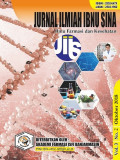 JURNAL ILMIAH IBNU SINA: JURNAL FARMASI DAN KESEHATAN,VOLUME 3,NOMOR 2,2018